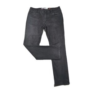 Artful Rebel AR Stretch Denim Jeans Men Size 34x30 Solid Black Straight 5-Pocket